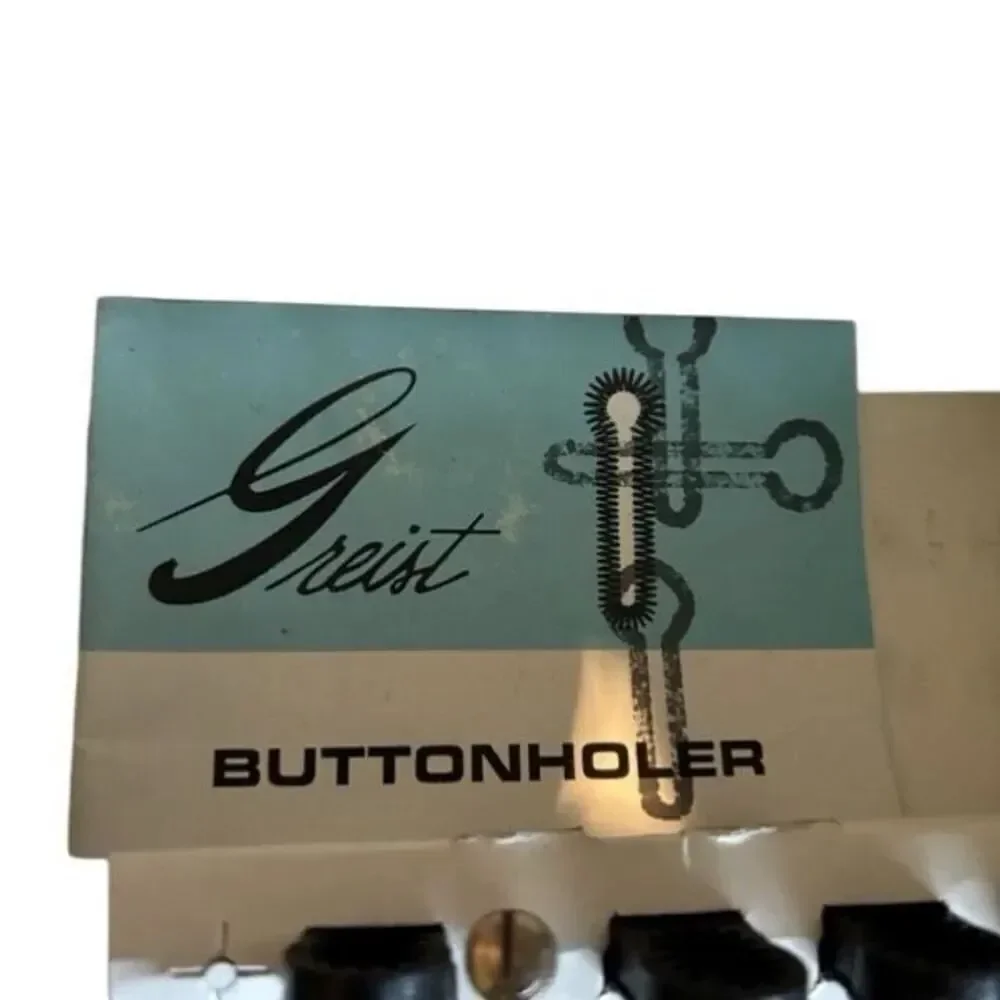 Greist buttonholer sewing